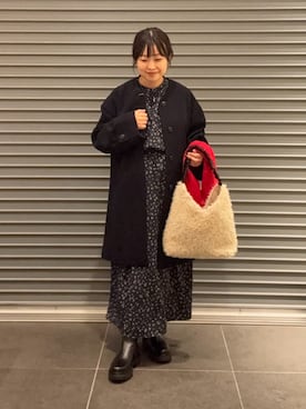 「eness（エネス）のアイテム」を使った、nakamichiiさん（レディース・150cm）の冬コーディネート