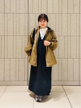 「URBAN RESEARCH DOORS（アーバンリサーチドアーズ）の防風/撥水ドロストフーディ（その他アウター）」を使った、nakamichiiさん（レディース・150cm）の秋コーディネート