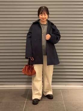 「eness（エネス）のアイテム」を使った、nakamichiiさん（レディース・150cm）の冬コーディネート