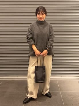 「アイテム（その他トップス）」を使った、nakamichiiさん（レディース・150cm）の秋コーディネート