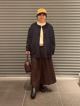 「アイテム（その他アウター）」を使った、nakamichiiさん（レディース・150cm）の秋コーディネート