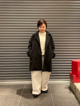 「アイテム（ピーコート）」を使った、nakamichiiさん（レディース・150cm）の秋コーディネート
