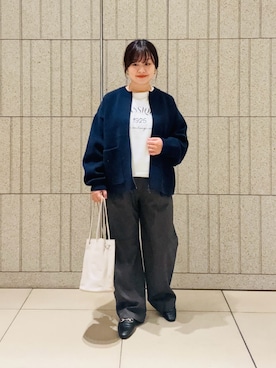「アイテム（パンプス）」を使った、nakamichiiさん（レディース・150cm）の秋コーディネート