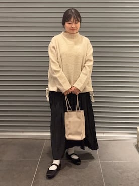「アイテム（その他トップス）」を使った、nakamichiiさん（レディース・150cm）の秋コーディネート