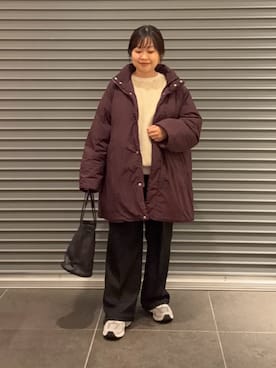 「アイテム（スウェット）」を使った、nakamichiiさん（レディース・150cm）の秋コーディネート