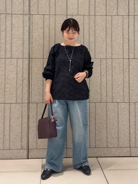「アイテム（パンプス）」を使った、nakamichiiさん（レディース・150cm）の秋コーディネート