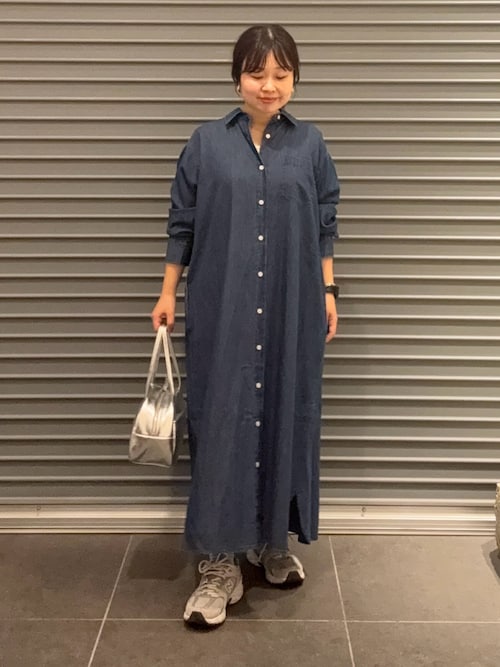 ライトコットンデニムシャツワンピース（ワンピース）｜URBAN