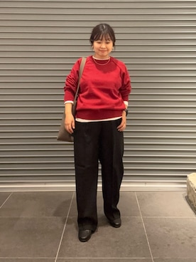 「URBAN RESEARCH DOORS(アーバンリサーチドアーズ)のアイテム(Tシャツ/カットソー)」を使った、nakamichiiさん(レディース・150cm)の秋コーディネート