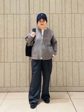 「アイテム（Tシャツ/カットソー）」を使った、nakamichiiさん（レディース・150cm）の秋コーディネート