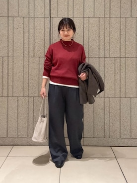 「冬の注目アウター」｜「アイテム（その他アウター）」を使った、nakamichiiさん（レディース・150cm）の秋コーディネート