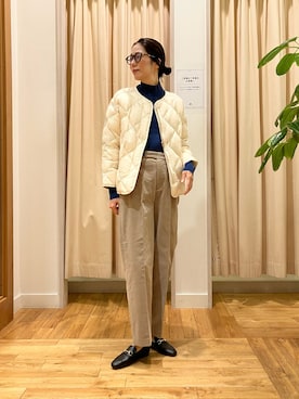 「アイテム（ジャケット/アウター）」を使った、kimmyさん（レディース・168cm）の秋コーディネート