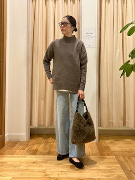 「アイテム（シャツ/ブラウス）」を使った、kimmyさん（レディース・168cm）の秋コーディネート