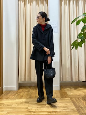 「アイテム（ジャケット/アウター）」を使った、kimmyさん（レディース・168cm）の秋コーディネート