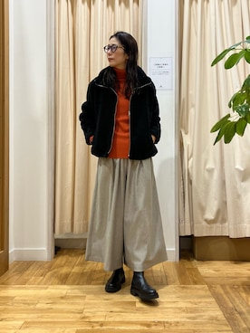 「アイテム（ジャケット/アウター）」を使った、kimmyさん（レディース・168cm）の冬コーディネート