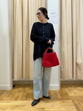 「URBAN RESEARCH DOORS（アーバンリサーチドアーズ）のアイテム（スリッポン）」を使った、kimmyさん（レディース・168cm）の秋コーディネート
