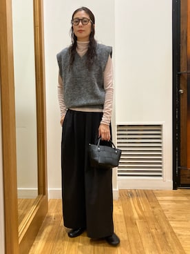 「URBAN RESEARCH DOORS(アーバンリサーチドアーズ)のアイテム(ハンドバッグ)」を使った、kimmyさん(レディース・168cm)の秋コーディネート