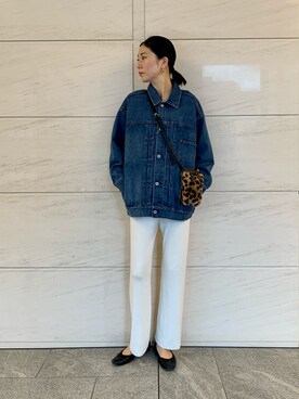 「URBAN RESEARCH Sonny Label（アーバンリサーチサニーレーベル）のアイテム（デニムジャケット）」を使った、kimmyさん（レディース・168cm）の秋コーディネート
