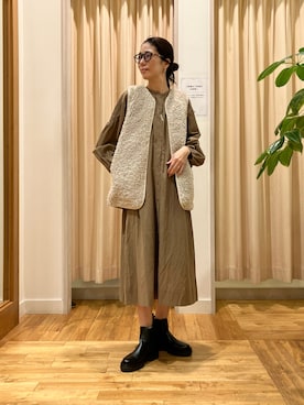 「アイテム（その他アウター）」を使った、kimmyさん（レディース・168cm）の秋コーディネート