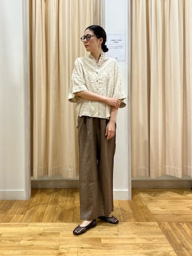「リネン」｜kimmyさん（レディース・168cm）の春コーディネート