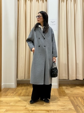 「アイテム（バッグ）」を使った、kimmyさん（レディース・168cm）の冬コーディネート