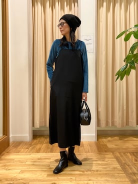 「FORK&SPOON」｜「アイテム（帽子）」を使った、kimmyさん（レディース・168cm）の秋コーディネート