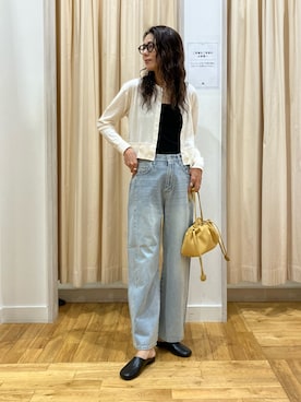 「アイテム（デニムパンツ）」を使った、kimmyさん（レディース・168cm）の夏コーディネート