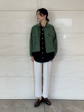 「SonnyLabel」｜「アイテム（ローファー）」を使った、kimmyさん（レディース・168cm）の春コーディネート