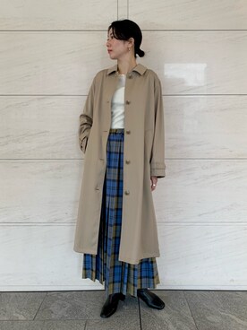 「SonnyLabel」｜「アイテム（その他アウター）」を使った、kimmyさん（レディース・168cm）の冬コーディネート