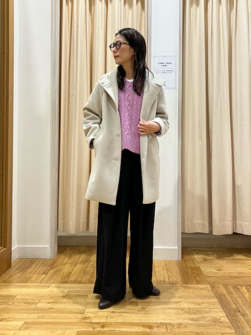 セール】『UR TECH』スタンドカラーコート｜冬服/暖かい/吸光発熱/通勤