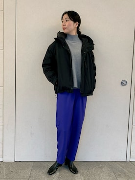 「SonnyLabel」｜「アイテム（ダウンベスト）」を使った、kimmyさん（レディース・168cm）の冬コーディネート