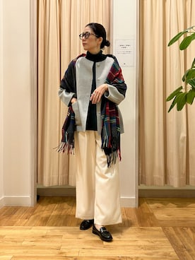 「アイテム（その他アウター）」を使った、kimmyさん（レディース・168cm）の秋コーディネート