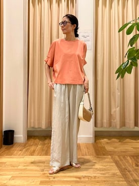 「MARCO BIANCHINI（マルコビアンチーニ）のアイテム」を使った、kimmyさん（レディース・168cm）の夏コーディネート