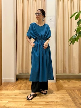 「URBAN RESEARCH DOORS（アーバンリサーチドアーズ）の『UVカット/接触冷感/吸水速乾』ドライタッチリラックスパンツ（その他パンツ）」を使った、kimmyさん（レディース・168cm）の夏コーディネート