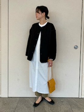 「SonnyLabel」｜「アイテム（ブルゾン）」を使った、kimmyさん（レディース・168cm）の冬コーディネート