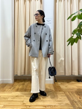 「アイテム（その他アウター）」を使った、kimmyさん（レディース・168cm）の冬コーディネート