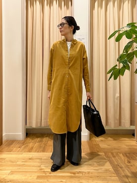 「アイテム（バッグ）」を使った、kimmyさん（レディース・168cm）の秋コーディネート