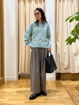 「アイテム（バッグ）」を使った、kimmyさん（レディース・168cm）の冬コーディネート