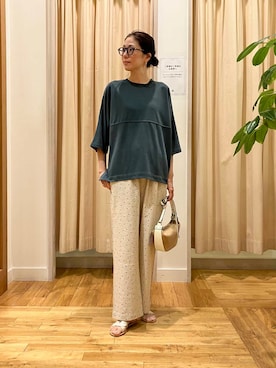 「MARCO BIANCHINI（マルコビアンチーニ）のアイテム」を使った、kimmyさん（レディース・168cm）の夏コーディネート