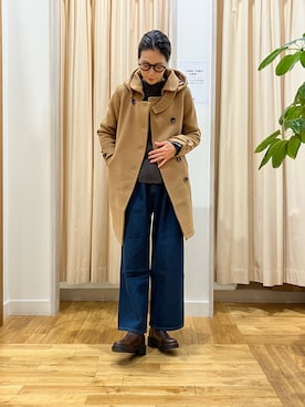 「アイテム（その他アウター）」を使った、kimmyさん（レディース・168cm）の冬コーディネート