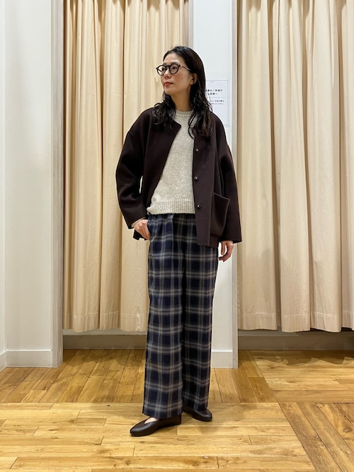 セール】ウールリバーノーカーラミドルコート（その他アウター