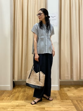 「Wrangler（ラングラー）のアイテム」を使った、kimmyさん（レディース・168cm）の夏コーディネート
