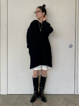 「URBAN RESEARCH Sonny Label（アーバンリサーチサニーレーベル）のアイテム（チュニック）」を使った、kimmyさん（レディース・168cm）の秋コーディネート