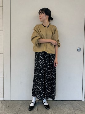 「SonnyLabel」｜「アイテム（ブルゾン）」を使った、kimmyさん（レディース・168cm）の秋コーディネート