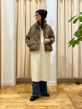 「アイテム（ジャケット/アウター）」を使った、kimmyさん（レディース・168cm）の秋コーディネート