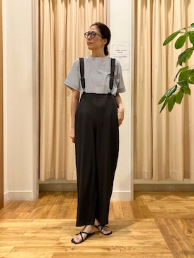 「ボーダーtシャツ」｜kimmyさん（レディース・168cm）の夏コーディネート