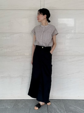 「Minnetonka（ミネトンカ）のアイテム」を使った、kimmyさん（レディース・168cm）の春コーディネート
