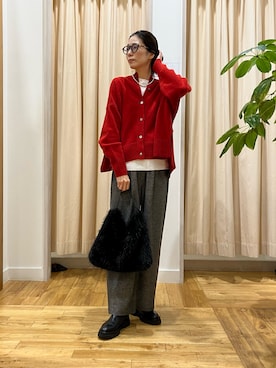 「FORK&SPOON」｜「アイテム（パンツ）」を使った、kimmyさん（レディース・168cm）の冬コーディネート