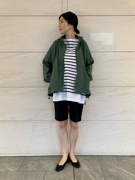 「SonnyLabel」｜「アイテム（ブルゾン）」を使った、kimmyさん（レディース・168cm）の夏コーディネート