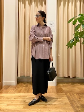 「URBAN RESEARCH DOORS（アーバンリサーチドアーズ）の2WAYスクエアショルダーバッグ（ショルダーバッグ）」を使った、kimmyさん（レディース・168cm）の秋コーディネート