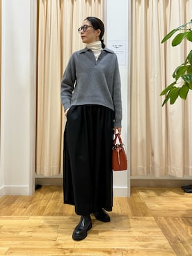 「アイテム（トップス）」を使った、kimmyさん（レディース・168cm）の冬コーディネート